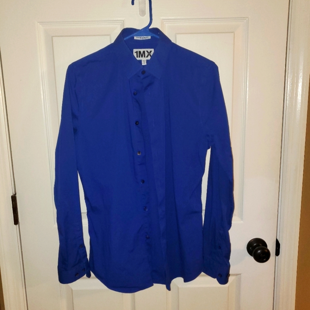 Men's Express Extra Slim Fit Size Small Button Down